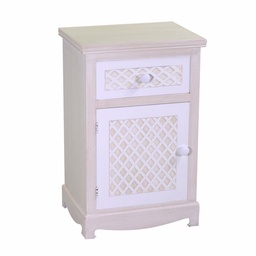 [S-V8038270000] Mobile Lubecca 1 anta e 1 cassetto - Dimensioni: 43,5x33,5x68,5 cm