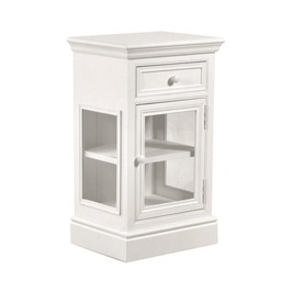 [S-V8030530000] Vetrina Nantes 1 anta + 1 cassetto cm43,5x33,5h73,5