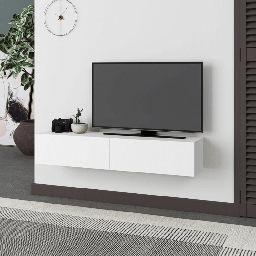 [99258] Mobile porta TV sospeso Francy bianco ante a ribalta