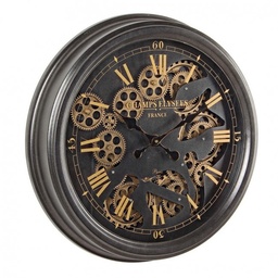 [S-B0181978] Orologio Parete Engrenage M010 D52 - Acciaio e Vetro - Ø52.5x8.7h