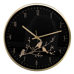 [S-V1871700000] Orologio alluminio ramo nero tondo ø31,6h4,9
