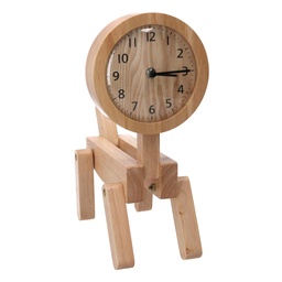 [S-V1869820000] Orologio in legno naturale cm25x12h34