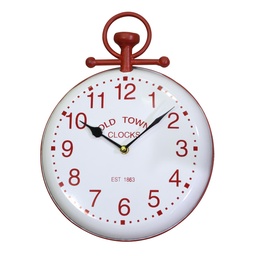[S-V1869410000] Orologio Metallo Bianco Tondo 27x4x35,5 cm