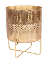 [S-B0182963] Vaso Stand Chennai Oro H42