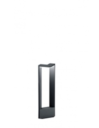 [S-TRIO521760142] Paletto da Esterno Antracite con Led Ganges IP54