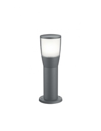 [S-TRIO522060142] Paletto Segnapasso da Esterno Shannon LED IP54 Antracite H35 cm