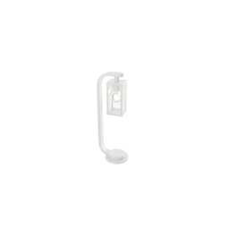 [S-SOV178/02] Paletto in Alluminio Pressofuso Bianco Goffrato 20xh.60 cm