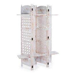 [S-B0721497] Paravento 3A Intrex C-Mensole Antic BZ - 160x3x180h