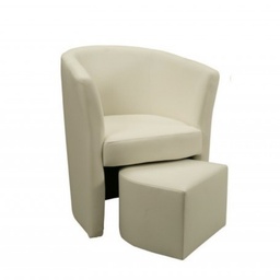 [S-FZ42284] Pegasus avorio con pouf