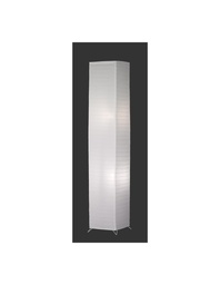[S-TRIOR40122001] Piantana 2xE27 Bamboo Carta Bianca H130 cm Trio Lighting
