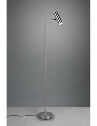 [S-TRIO412400107] Piantana Marley Nichel Spot Cilindro H151 Trio Lighting
