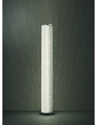 [S-TRIOR42801001] Piantana Moderna Led Tico H103 cm Tessuto Bianco
