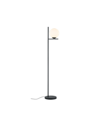 [S-TRIO402000132] Piantana Moderna con Sfera in Vetro H150 cm