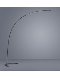 [S-TRIO427511802] Piantana ad Arco LED Dimmerabile Nero