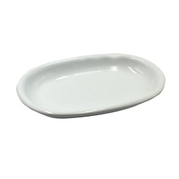 [S-V5853900000] Piatto ovale bianco Romeo cm36x25h4