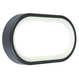 [S-SOV99104/16] Plafoniera Ovale LED 18W 4000K - Linea Orion Grafite