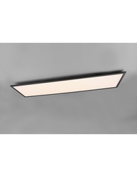 [S-TRIOR62321232] Plafoniera Rettangolare Moderna Led Dimmer 34w Nero
