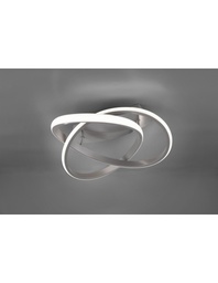 [S-TRIOR62051107] Plafoniera a Spirale LED Dimmerabile Ø45 cm Nichel Opaco