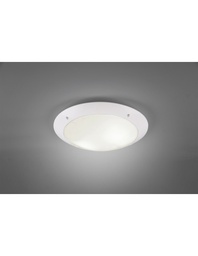 [S-TRIOR60502031] Plafoniera Da Esterno Camaro Bianco Opaco IP54 Ø33 cm Trio Lighting