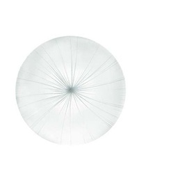 [S-SOV97810/52] Plafoniera Interna CCT3 Bianco-Stripes - Illuminazione LED 24W, 240W di Resa, Risparmio Energetico 87%, 1920 Lumen