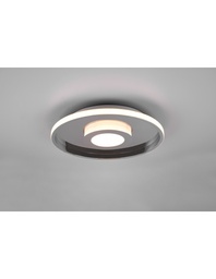 [S-TRIO680819306] Plafoniera Disco Ascari Led 35w Cromo IP44