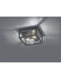 [S-TRIO601860242] Plafoniera Garonne Da Esterno 2xE27 Antracite Trio Lighting