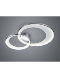 [S-TRIO673890206] Plafoniera Cromo Led 36w Dimmerabile L85 cm
