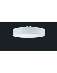 [S-TRIO603900501] Plafoniera Hotel con Paralume Bianco Ø65 cm