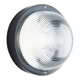 [S-SOV47/06] Plafoniera In Resina  linea echo tonda  nero