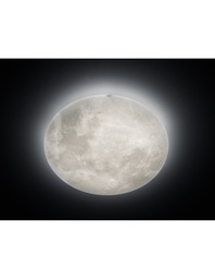 [S-TRIO627516000] Plafoniera Led Fasi Lunari Effetto Luce Notturna Lunar Ø60 cm