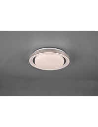 [S-TRIOR67042800] Plafoniera Moderna Atria Led Dimmer Effetto Stelle Glitterate Bianco