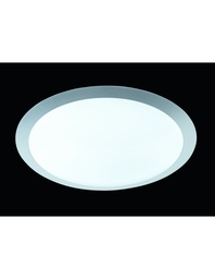 [S-TRIO626512587] Plafoniera Moderna Led 25W Dimmerabile Alluminio Ø42 cm