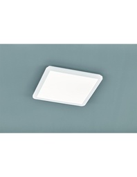 [S-TRIOR62932001] Plafoniera Quadrata Led Dimmerabile Bianco IP44 40x40 cm
