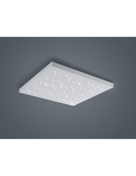 [S-TRIO676617531] Plafoniera Quadrata Dimmerabile Bianco 75x75 cm