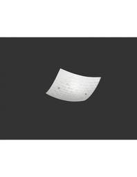 [S-TRIO602500101] Plafoniera Signa Vetro Bianco Decori Firma 30x30 cm Trio Lighting