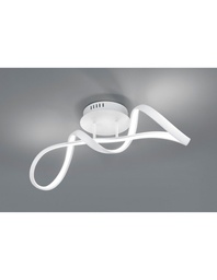 [S-TRIOR67091131] Plafoniera Soffitto Design Fiocco Bianco Led Dimmer 4000k