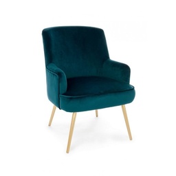 [S-B0743446] Poltrona Clelia deep effetto velluto