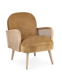 [S-B0748260] Poltrona Dalida Mustard - 65x74x81 cm