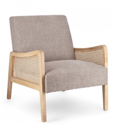 [S-B0748265] Poltrona Deanna Oyster - Design Accogliente e Raffinato - Dimensioni: 67,5 x 82 x 83 cm