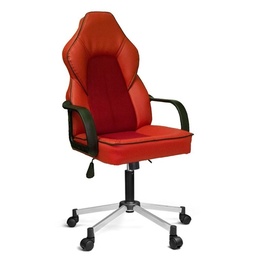 [S-FZ95759] Poltrona ufficio gaming Rosso LYDIA 51x52x h73 cm