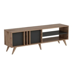 [97129] Porta Tv noce antracite 150x35x48h cm