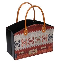 [S-V3407340000] Portariviste rosso rettangolare cm33,5x15,5h25,5