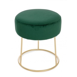[S-B0720882] Pouf clarissa verde oro cm 35 x 40 h