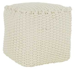 [S-V9155800000] Puff quadrato in corda qi-0014 40x40x40 cm