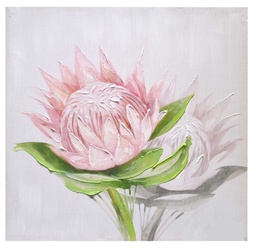 [S-V9182850000] Quadro Fiori Rosa YC-2228B 60x60 cm