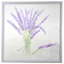 [S-V9182860000] Quadro Lavanda su Rete YC-2219A 80x80 cm