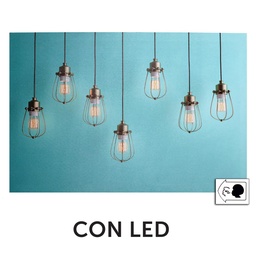 [S-V4614230000] Quadro con lampadine a led 60x40x1,8 cm