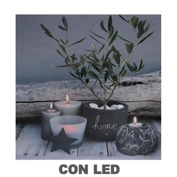 [S-V8539530000] Quadro LED Zen 40x2,3x40 cm - Atmosfera rilassante e accogliente