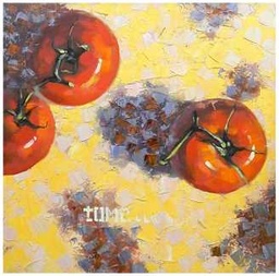 [S-V9180680000] Quadro Pomodori LP-0745B 80x80 cm