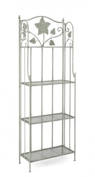 [S-B0741437] Scaffale Pieghevole Harriet Salvia 4P - 59x28x167 cm